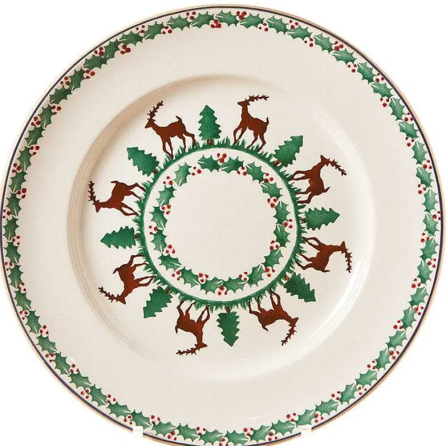New Serving Plate Reindeer Reindeer
