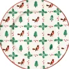 Hot Serving Plate Winter Robin Plates