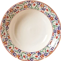 Cheap Set Of Four Pasta Bowls Wild Flower Meadow Wild Flower Meadow