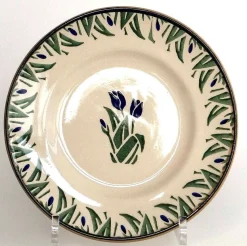 Clearance Side Plate Blue Blooms Easter