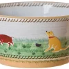Flash Sale Small Angled Bowl Assorted Animals Landscapes