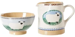 Best Small Bowl And Small Cylinder Jug Sheep Tea Fanatic'S Gifts
