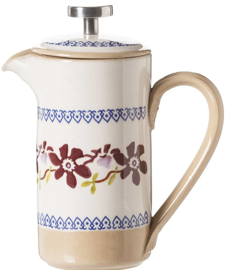 Hot Small Cafetiere Clematis Coffee Addict'S Gifts