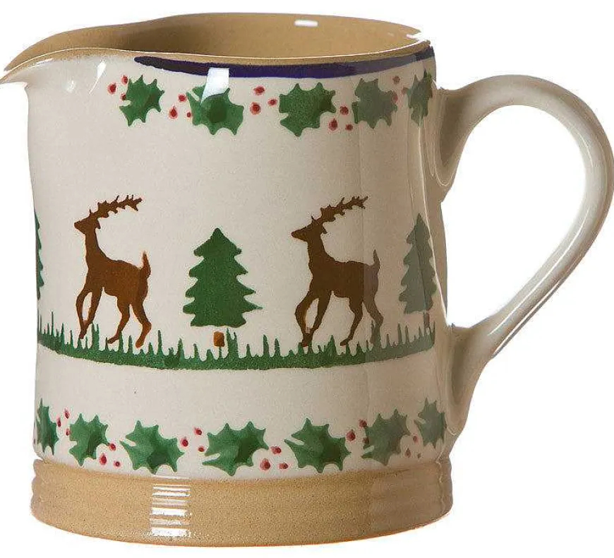 Sale Small Cylinder Jug Reindeer Reindeer