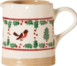 Shop Small Cylinder Jug Winter Robin Winter Robin
