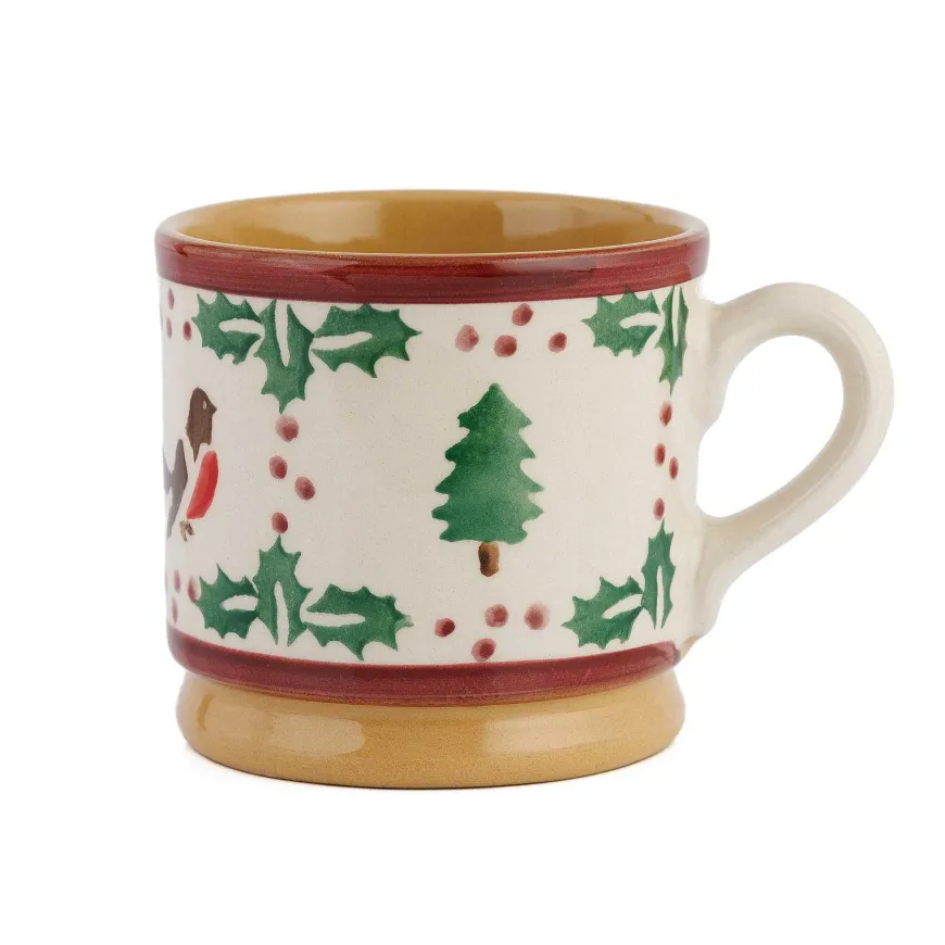 Sale Small Mug Winter Robin Mugs