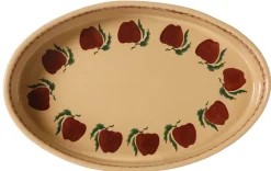 Outlet Small Oval Oven Dish Apple Apple