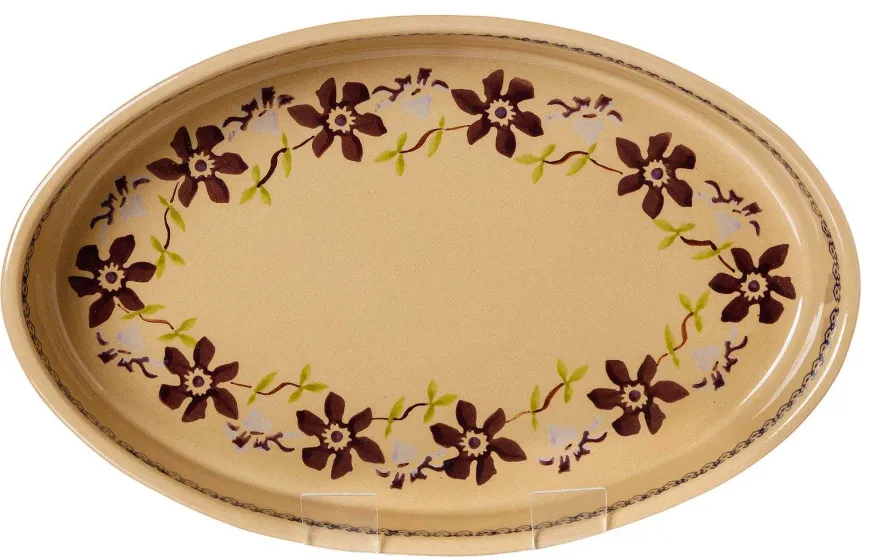 Online Small Oval Oven Dish Clematis Clematis