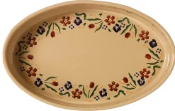 Best Small Oval Oven Dish Wild Flower Meadow Easter