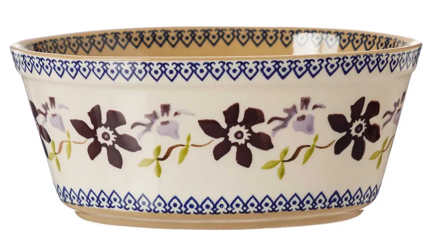 New Small Oval Pie Dish Clematis Oven Friendly Dishes