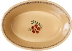 Cheap Small Oval Pie Dish Old Rose Old Rose