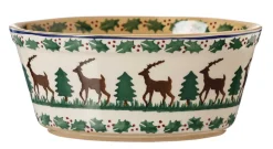 Flash Sale Small Oval Pie Dish Reindeer Food Lover'S Gifts
