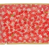 Fashion Small Rectangle Plate Lawn Red Lawn