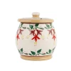 Flash Sale Small Round Lidded Jar Fuchsia Bathroom Accessories