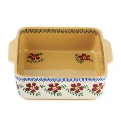 Best Small Square Oven Dish Old Rose New In