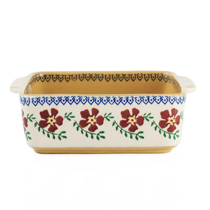 Best Small Square Oven Dish Old Rose New In