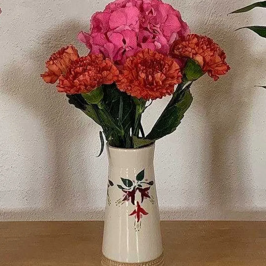 Best Small Tapered Vase Fuchsia Fuchsia