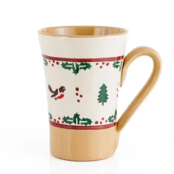Clearance Tall Mug Winter Robin Christmas