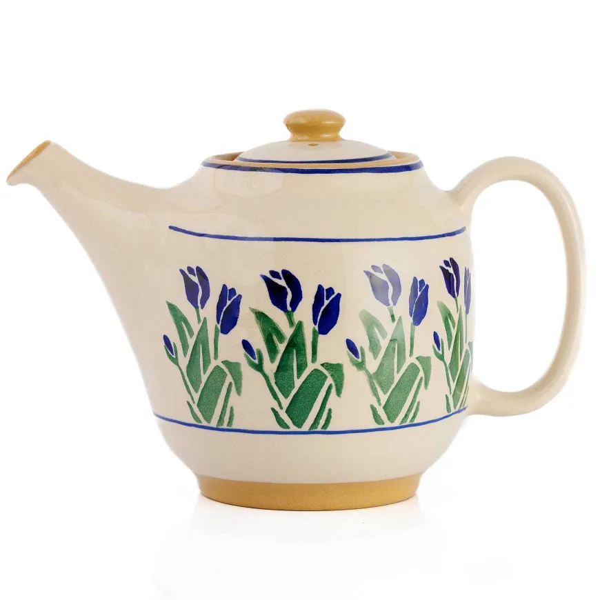 Clearance Teapot Blue Blooms Blue Blooms