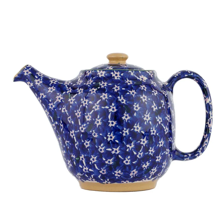 Best Teapot Dark Blue Lawn Serving