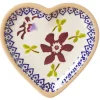 Hot Tiny Heart Plate Clematis Coffee Addict'S Gifts