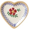 Best Tiny Heart Plate Old Rose Valentine'S Day