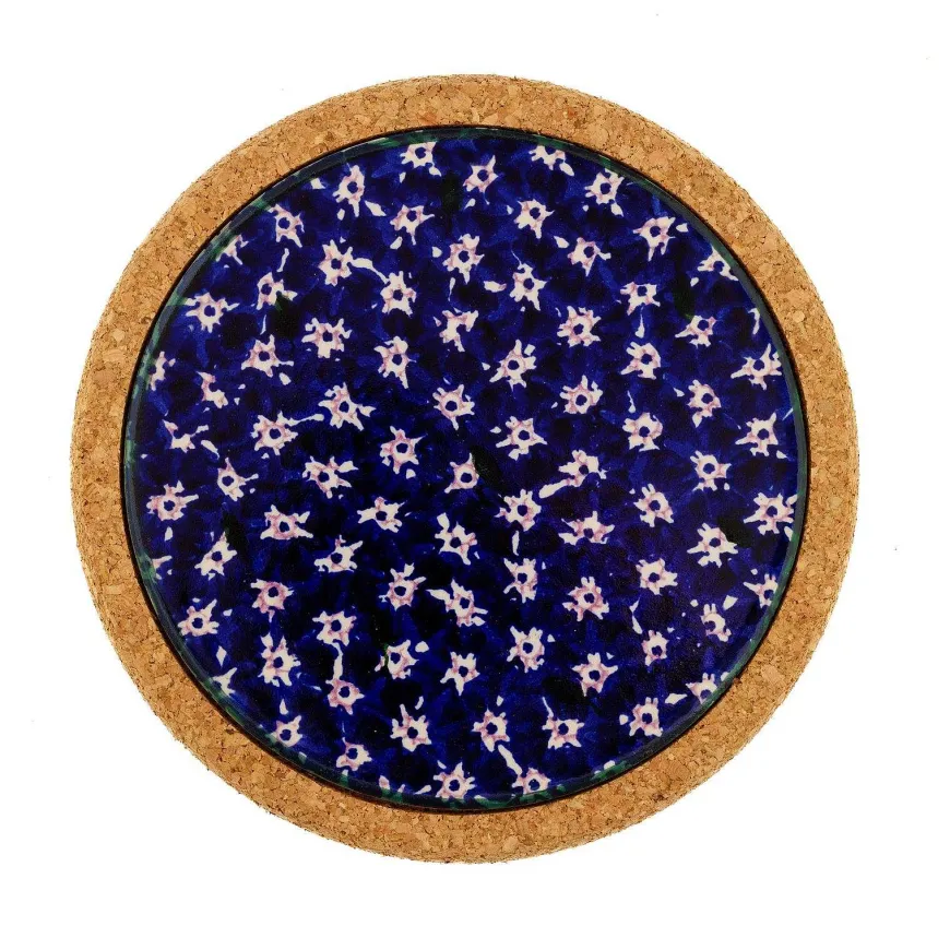 Discount Trivet Round Dark Blue Lawn Tea Fanatic'S Gifts