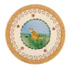 Cheap Trivet Round Dog Tile Trivets
