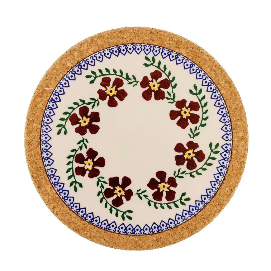 Best Sale Trivet Round Old Rose Tile Trivets
