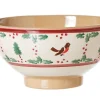 Outlet Vegetable Bowl Winter Robin Winter Robin